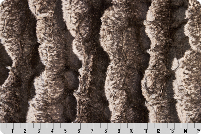 60" x 72" Luxe Cuddle® Blanket Summit Chocolate/Almond