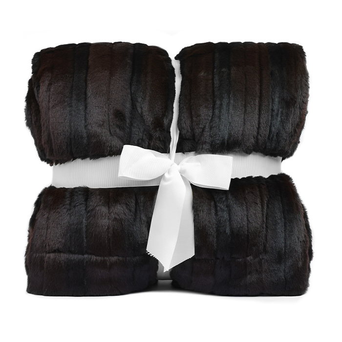 60\" x 72\" Luxe Cuddle&reg; Blanket Vienna Espresso