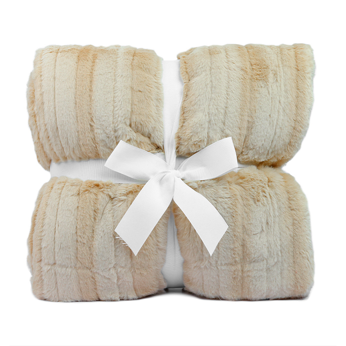 60" x 72" Luxe Cuddle&reg; Blanket Vienna Latte