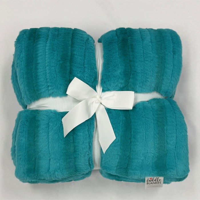 60" x 72" Luxe Cuddle&reg; Blanket Vienna Teal