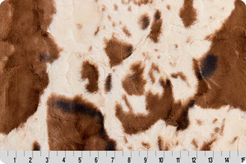 60" x 72" Luxe Cuddle&reg; Blanket Wild Pony Ivory/Brown