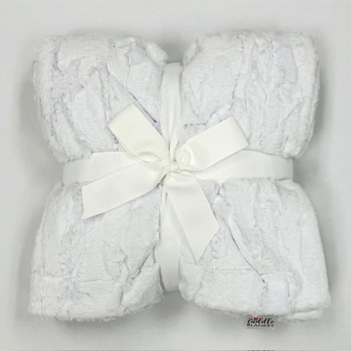60" x 72" Luxe Cuddle&reg; Blanket Willow Snow