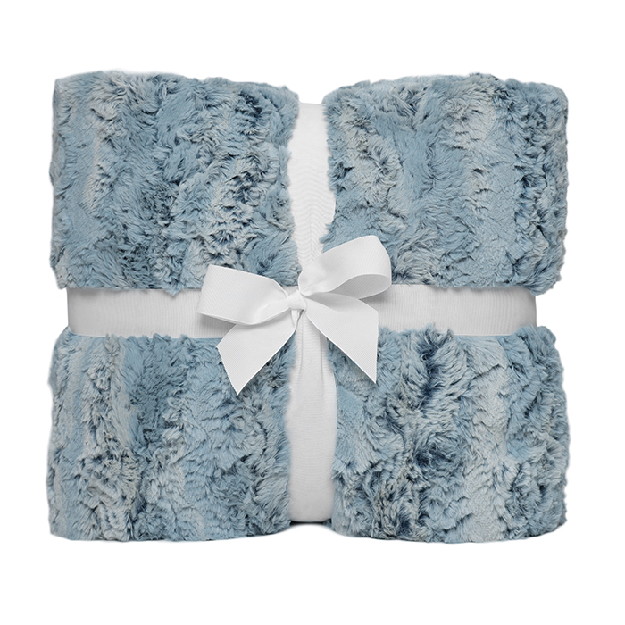 60" x 72" Luxe Cuddle&reg; Blanket Wild Rabbit Icy Morn
