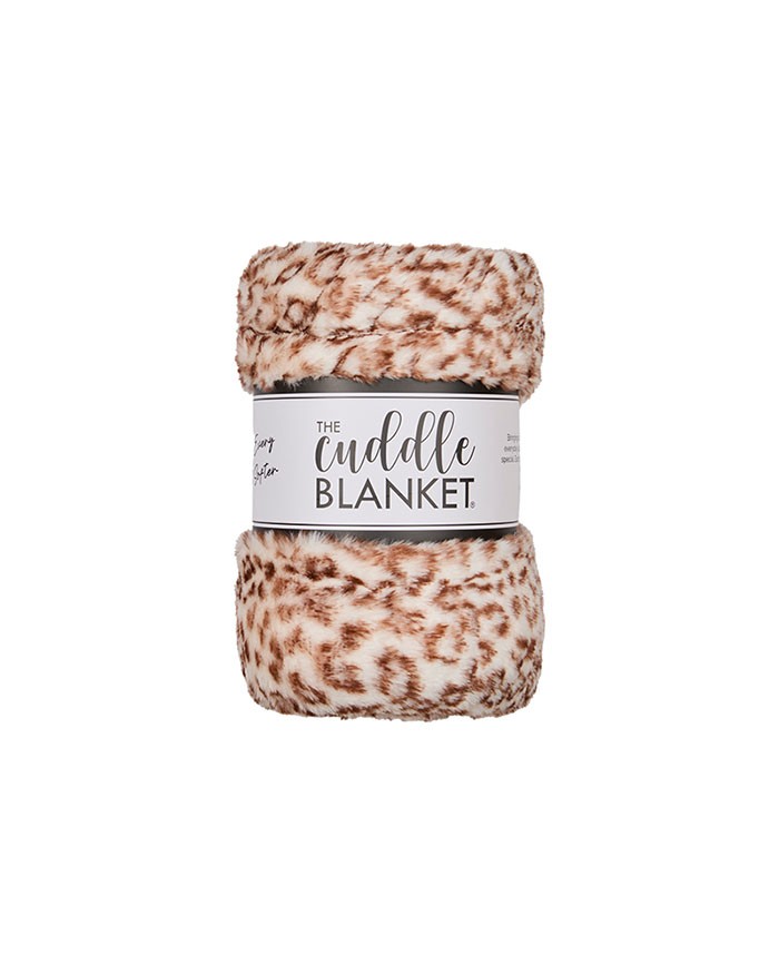 Petite 36" x 30" Luxe Cuddle&reg; Blanket Milan Cheetah Woodland