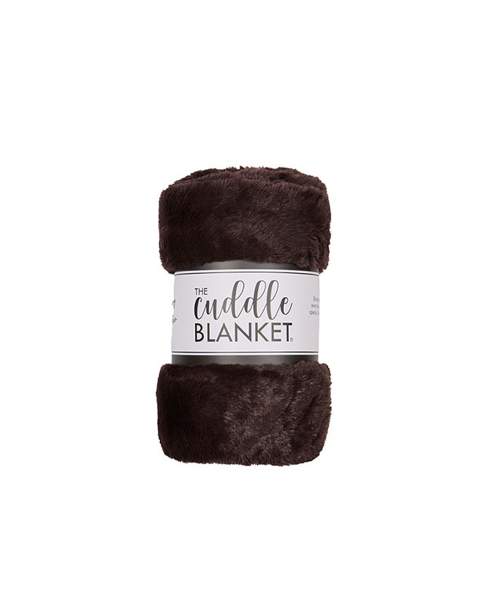 Petite 36" x 30" Luxe Cuddle&reg; Blanket Milan Chocolate