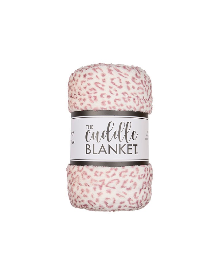 Classic 50" x 60" Luxe Cuddle&reg; Blanket Milan Cheetah Woodrose