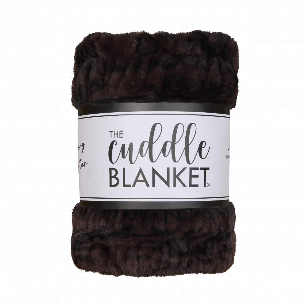 Signature 60" x 72" Luxe Cuddle&reg; Blanket Milan Enzo Black Coffee