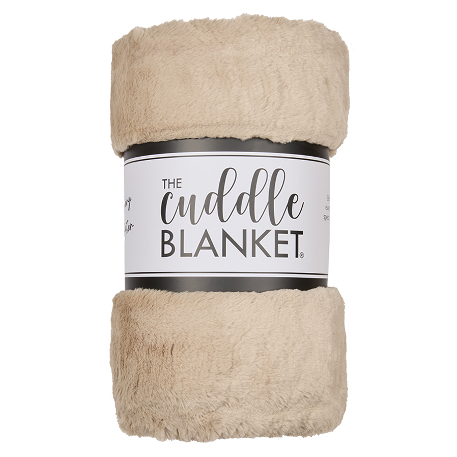 Deluxe 60" x 90" Luxe Cuddle&reg; Blanket Milan Sand Dollar
