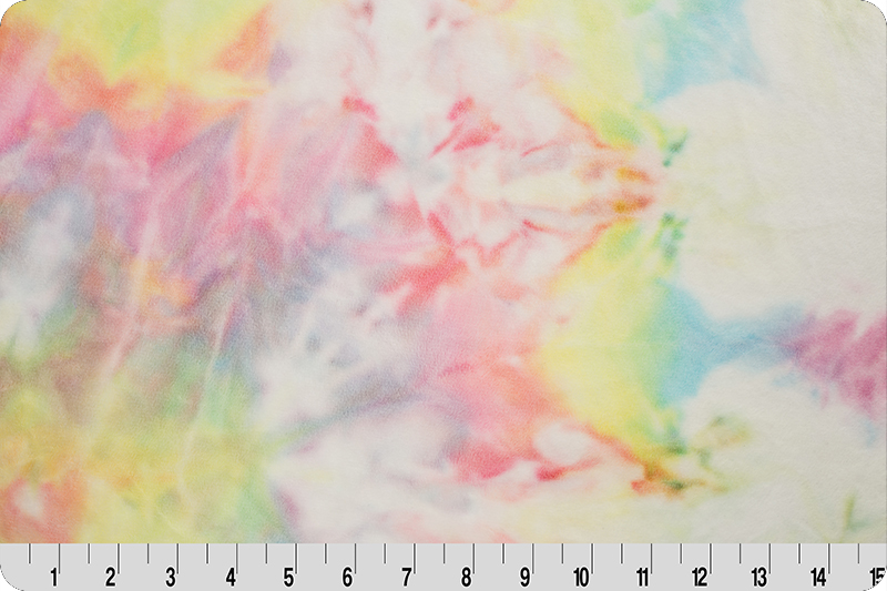 Tie dye top minky